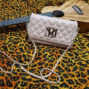 Brand New Badgley Quilted with stud accents Mishka Wallet on String.